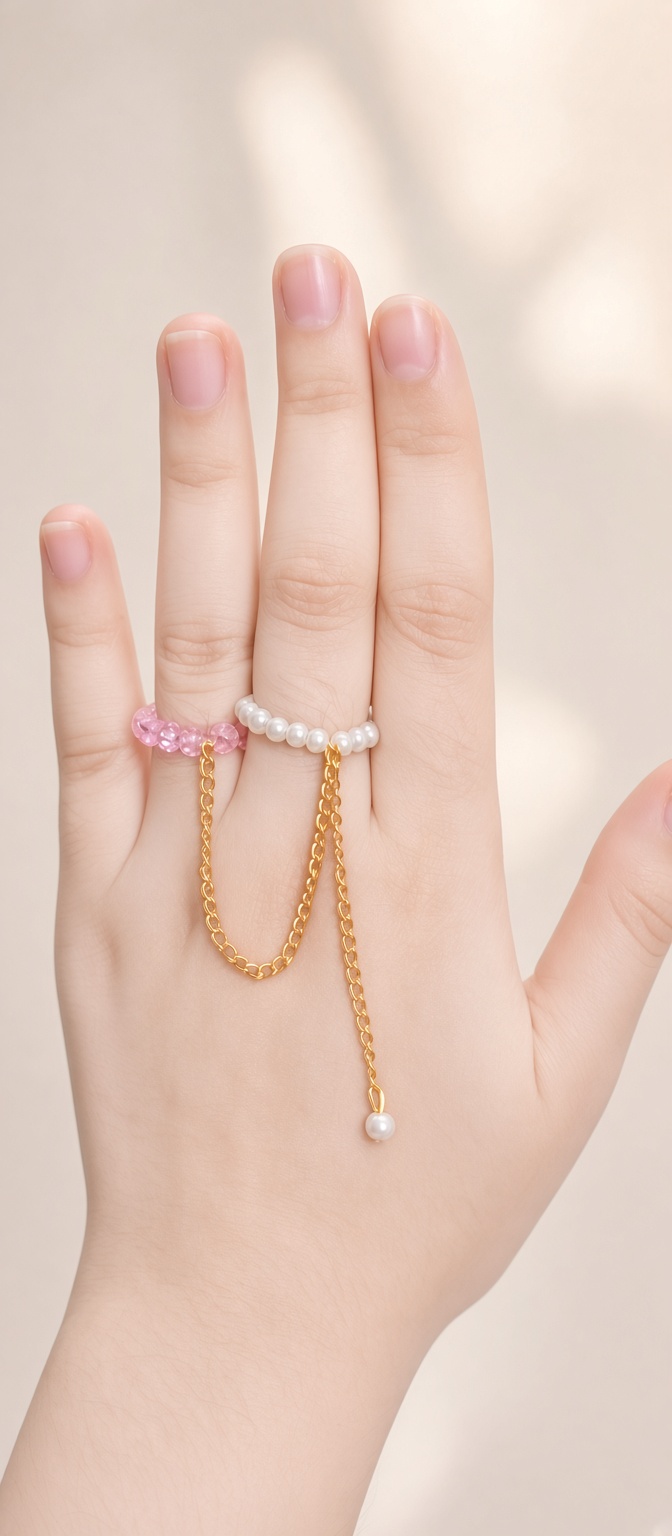 Blush Pearl Rings